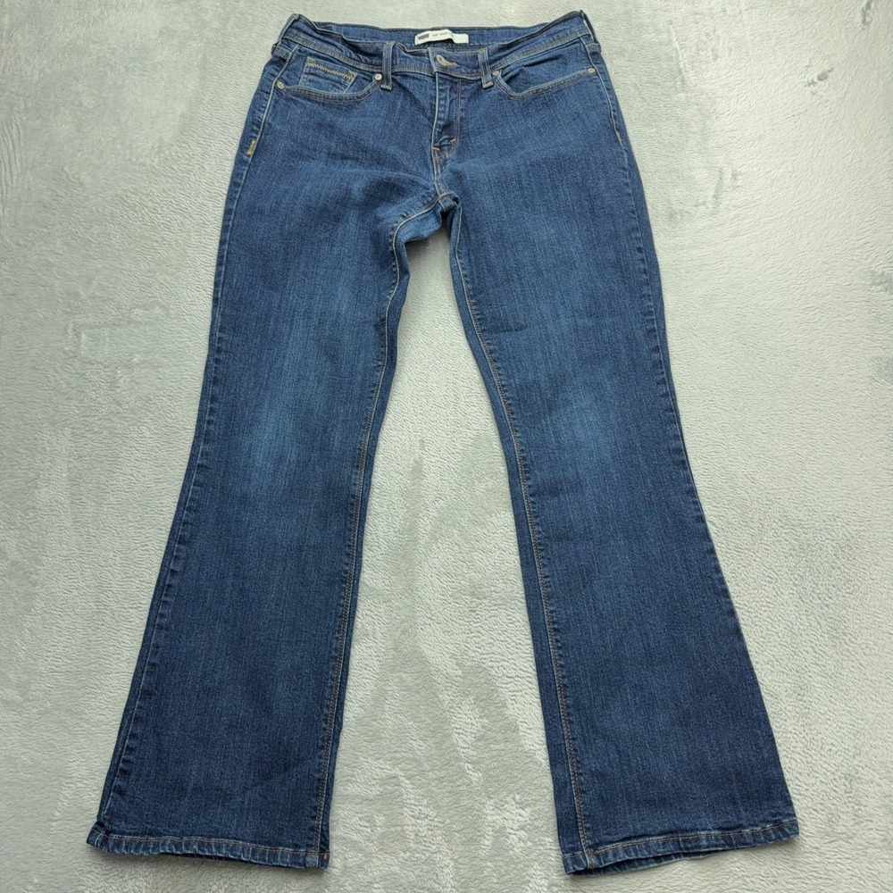 Levi's Jeans Womens 8 Blue 515 Boot Cut Mid Rise Stretch Denim Flap Pocket